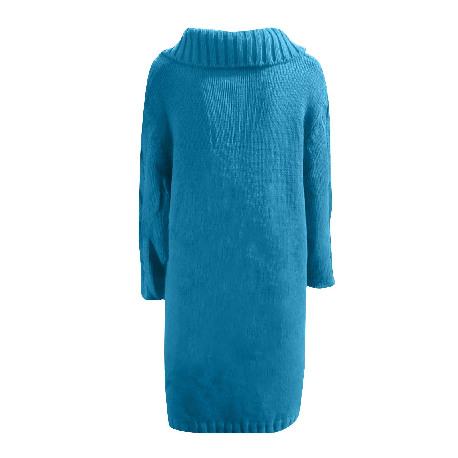 AMhomely Women's Chunky Knit Open Front Cardigan - Lightweight Long Sleeve Ribbed Sweater Jacket | UK Clearance | Perfect for Fall Layering, Office Wear & Casual Outfits