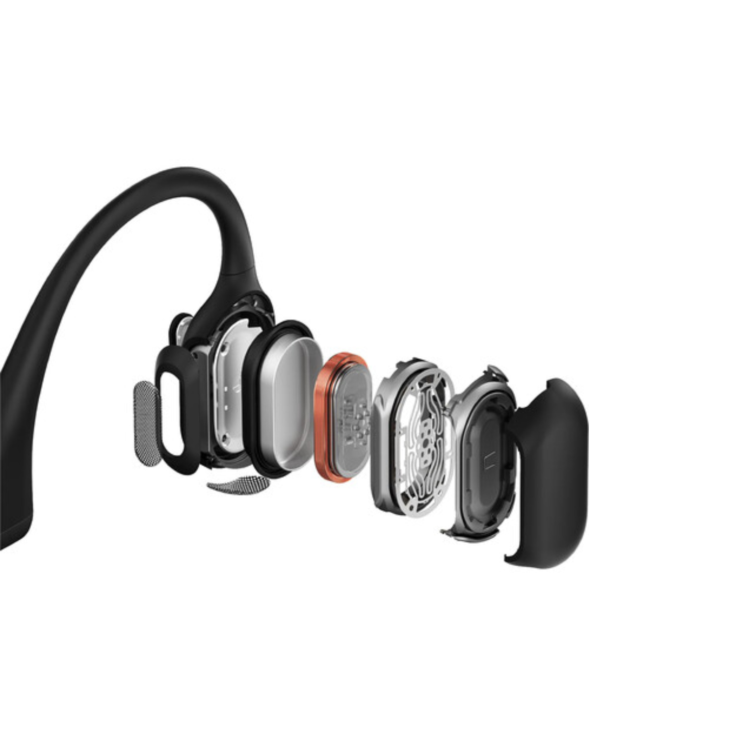 Shokz OpenRun Pro Bone Conduction Wireless Headphones - Black | Perfect for Running, Cycling & Outdoor Sports