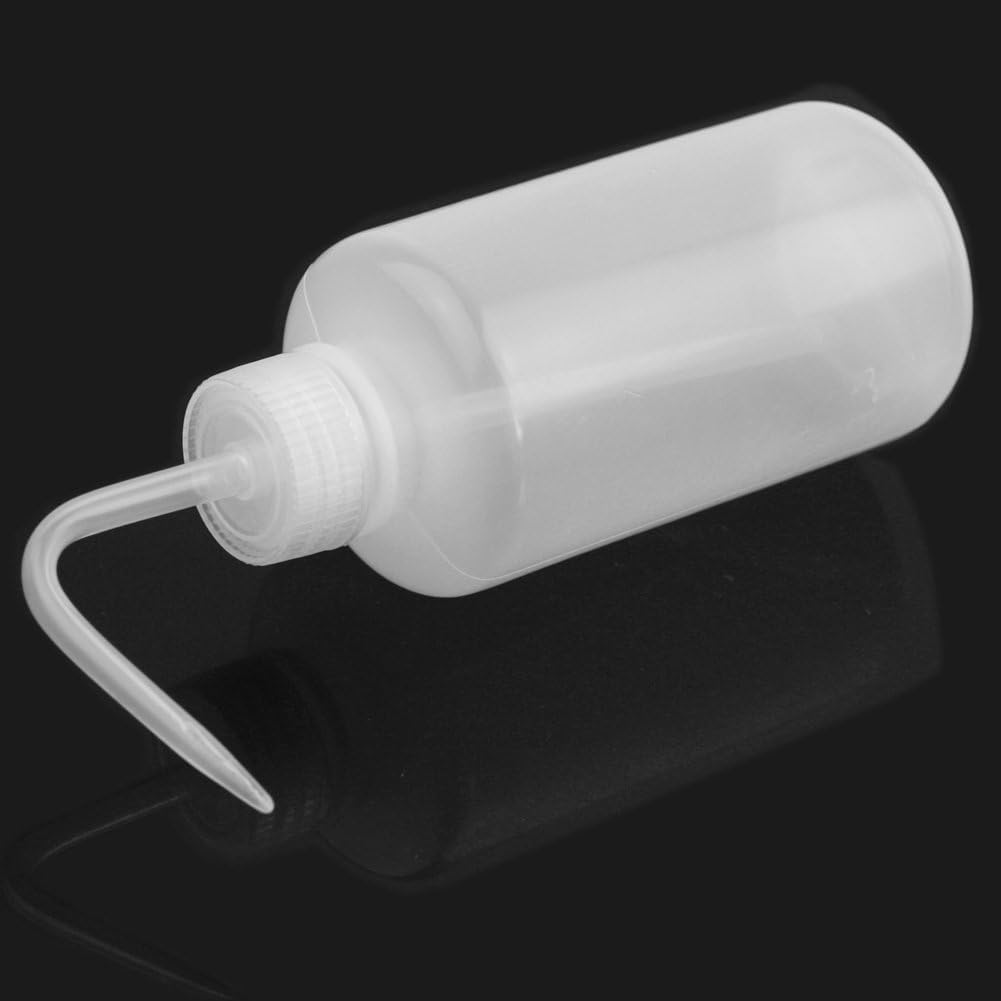 8oz Clear Plastic Tattoo Squeeze Bottle with Diffuser for Green Soap & Water Wash - 250ml (Pack of 2) - Perfect for Tattoo Artists, Piercing Shops & Body Art Studios