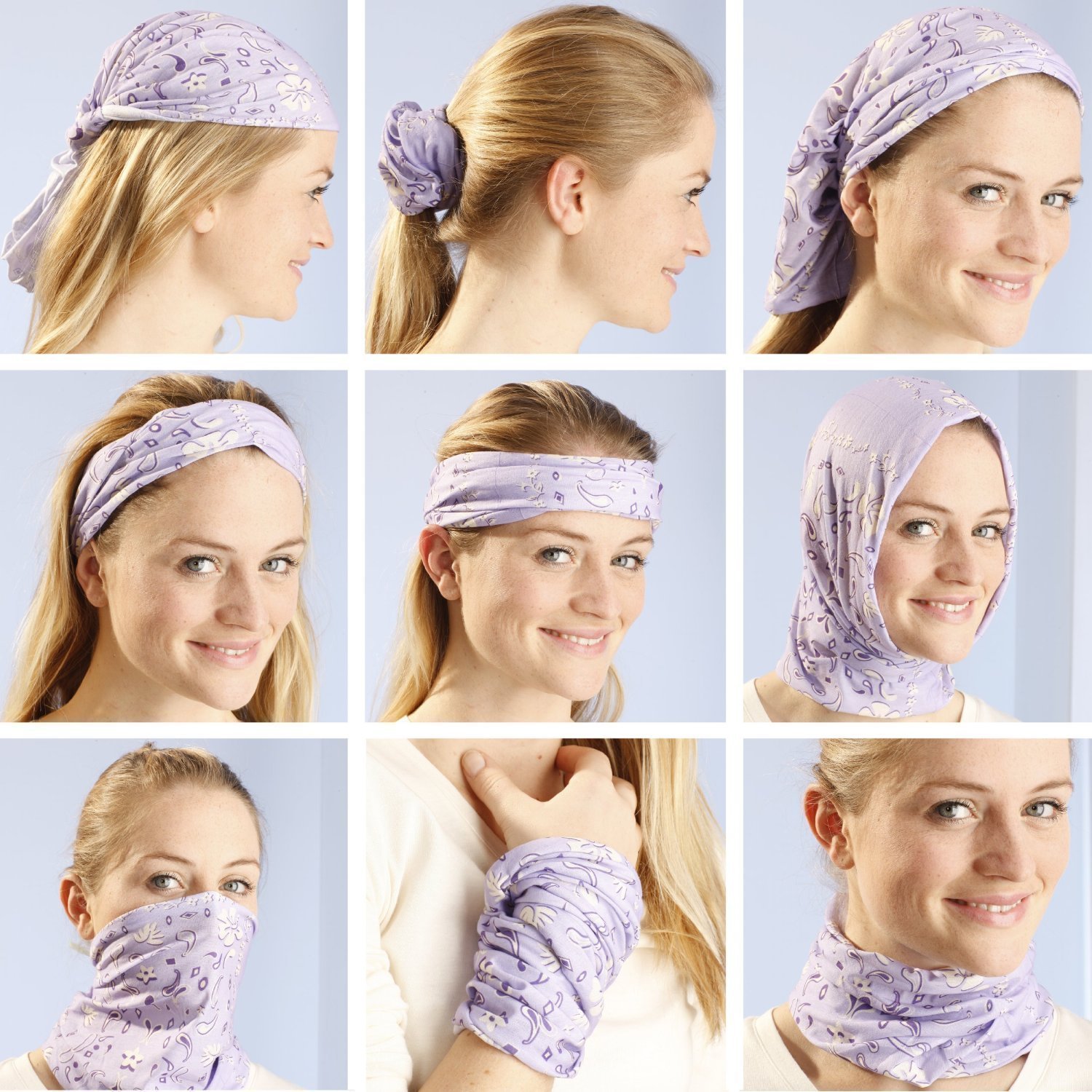 Breathable Headband Bandana & Neck Gaiter - Multi-Purpose Head Wrap Scarf for Sports, Running, Cycling, Hiking & Outdoor Activities - UV Protection Face Cover & Winter Neck Warmer