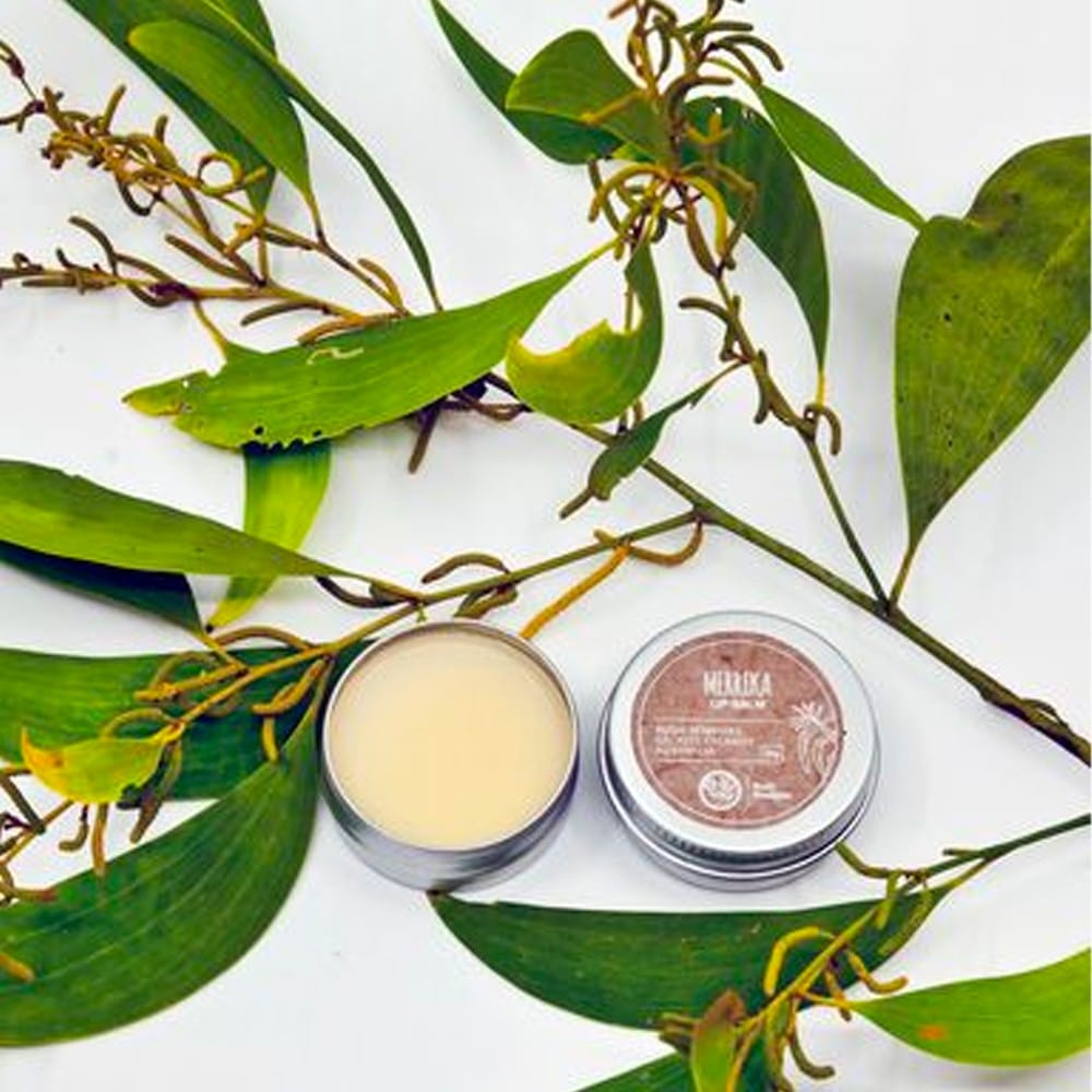 Bush Medijina Merrika Natural Lip Balm 10g - Organic Moisturizing Lip Care for Dry & Chapped Lips - Perfect for Daily Use, Outdoor Activities & Travel