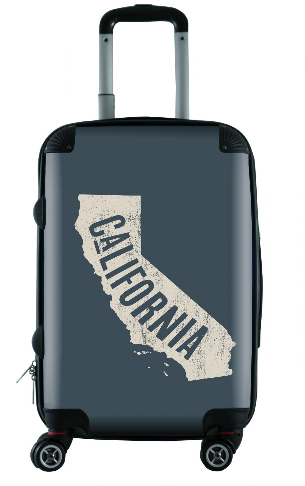 612 My Home State California 20-Inch Carry-On Luggage - Perfect for Air Travel & Weekend Getaways