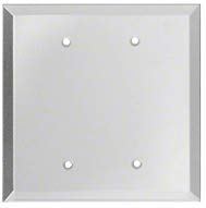 CRL Gray Blank Glass Mirror Plate - Perfect for Home Decor, Bathroom Vanity & DIY Projects