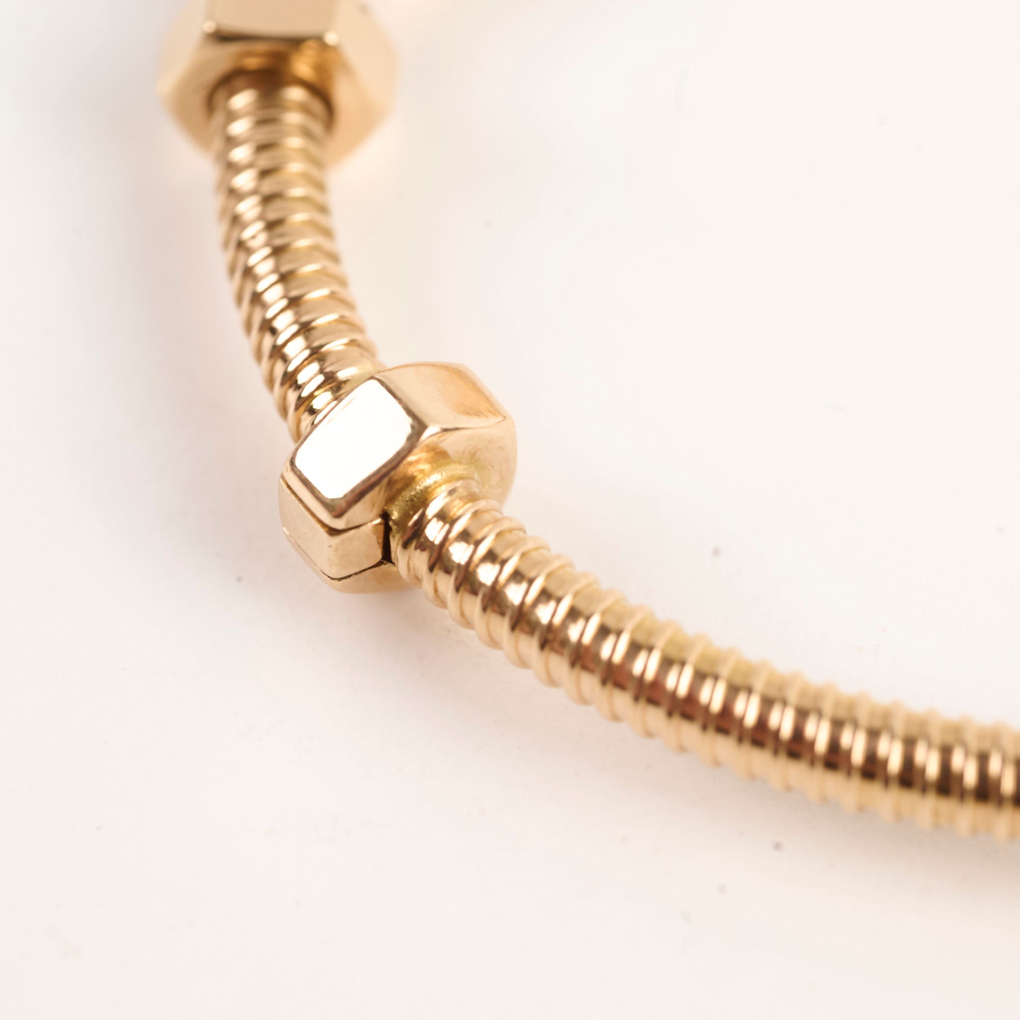 Cartier Ecrou De Bracelet 18K Rose Gold Size 19 - Luxury French Jewelry for Women, Perfect for Weddings & Special Occasions