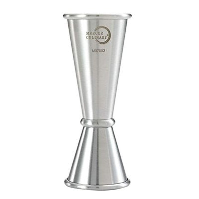 Barfly 0.85 & 1.7 Oz Japanese Style Jigger - Premium Stainless Steel Cocktail Measuring Cup for Bartenders & Home Mixologists - Perfect for Crafting Martinis, Old Fashioneds & Japanese Cocktails