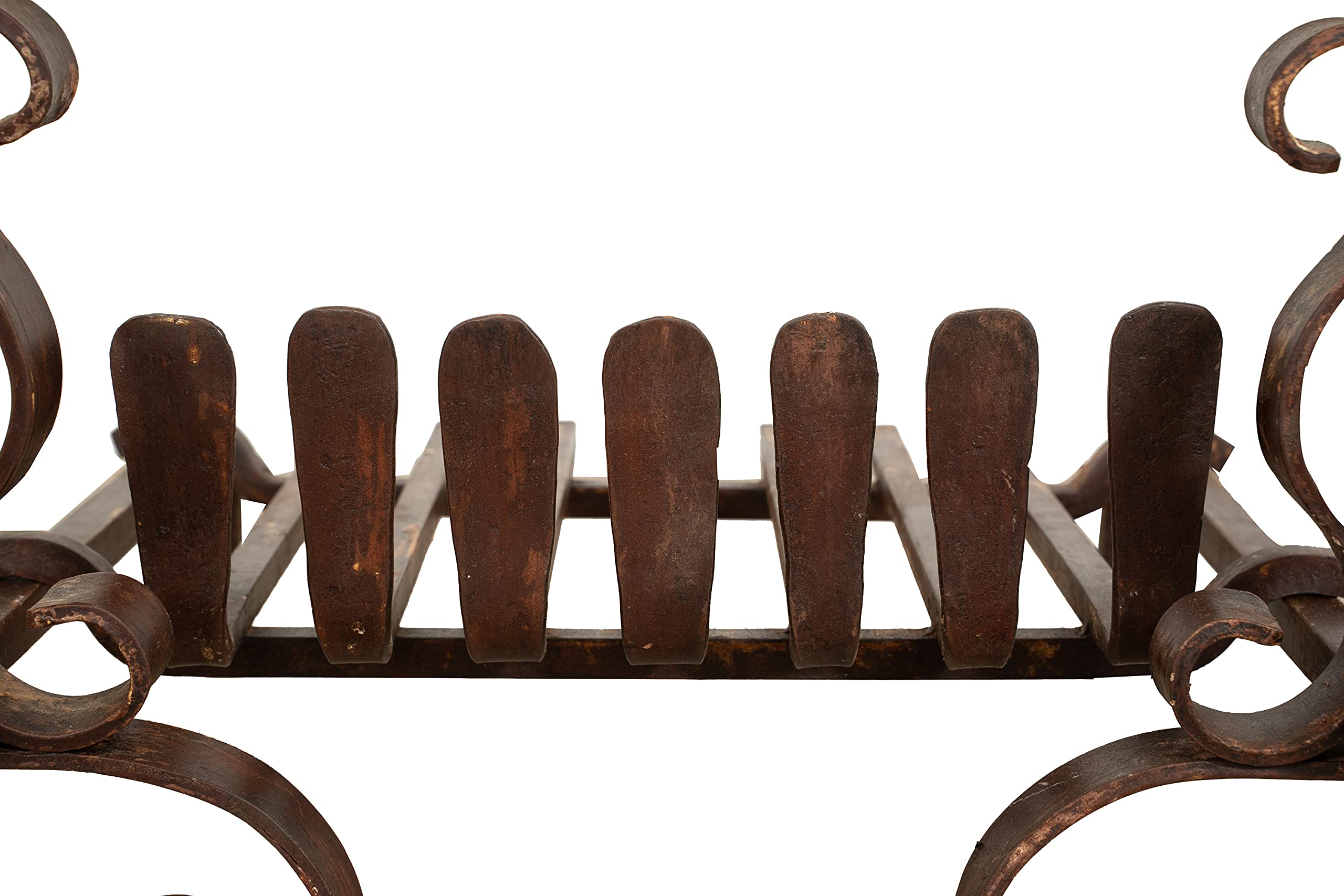 Sturdy W70 x D50 x H50 cm Fireplace Andirons Set - Perfect for Wood Burning Stoves, Fire Pits & Rustic Home Decor