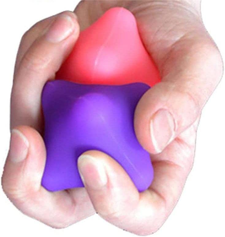 2-Pack Deep Tissue Massage Balls for Hand, Foot, Shoulder & Body Pain Relief - Trigger Point Therapy, Arthritis Exercise, Reflexology & Rehab - Perfect for Home, Office & Gym Use