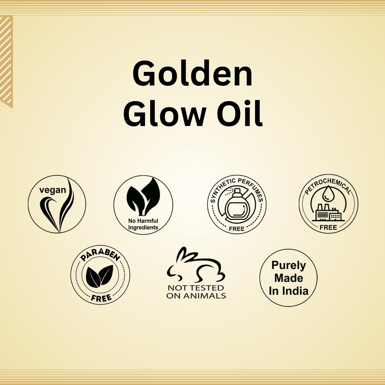 Aroma Treasures Golden Glow Face Oil - 50ml Hydrating & Brightening Facial Oil for Normal to Dry Skin | Achieve Radiant Complexion | Perfect for Night Routine & Daily Skincare