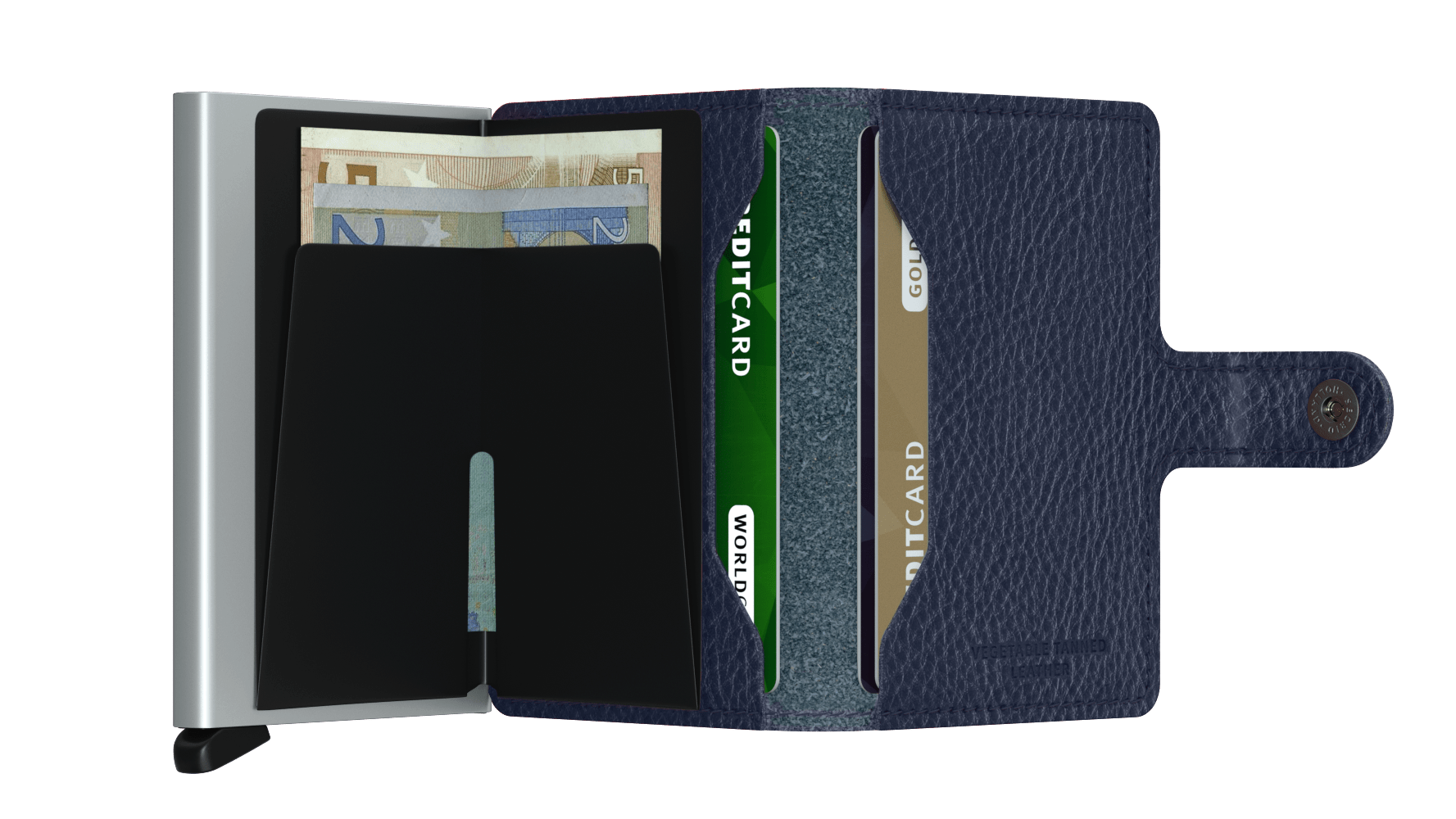 SECRID Miniwallet Vegan Leather RFID Blocking Slim Wallet - Perfect for Travel, Business & Everyday Use