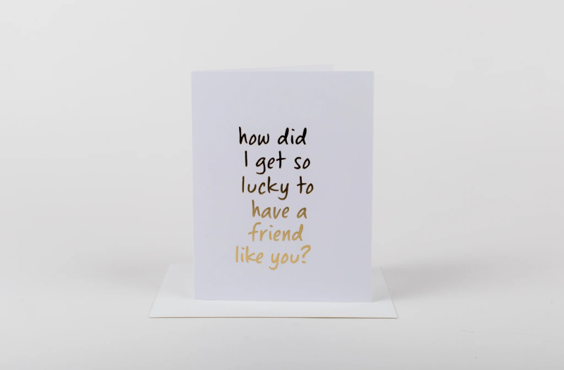 Lucky To Have a Friend Like You - Heartwarming Friendship Gift for Best Friends, Sisters, Coworkers - Perfect for Birthdays, Anniversaries, Thank You Gifts & Special Occasions