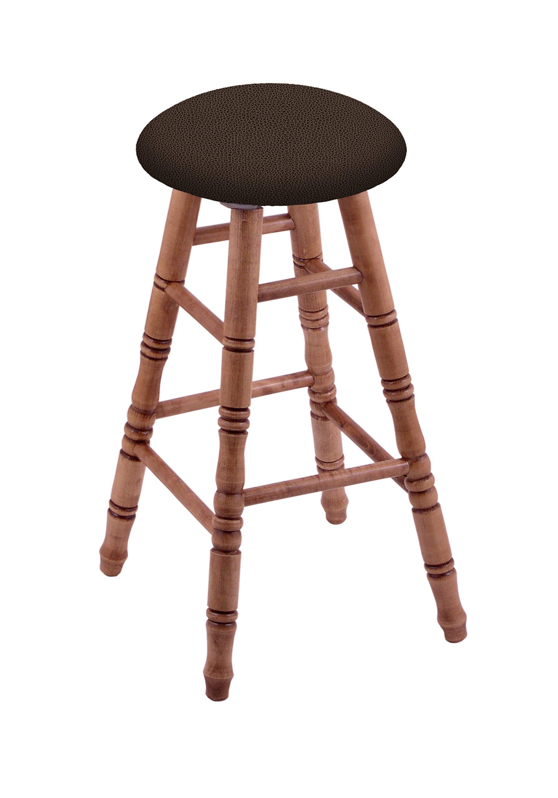 Natural Maple Wood Bar Stool with Rein Coffee Seat - Rustic Kitchen & Dining Furniture for Home, Cafe, and Restaurant Use