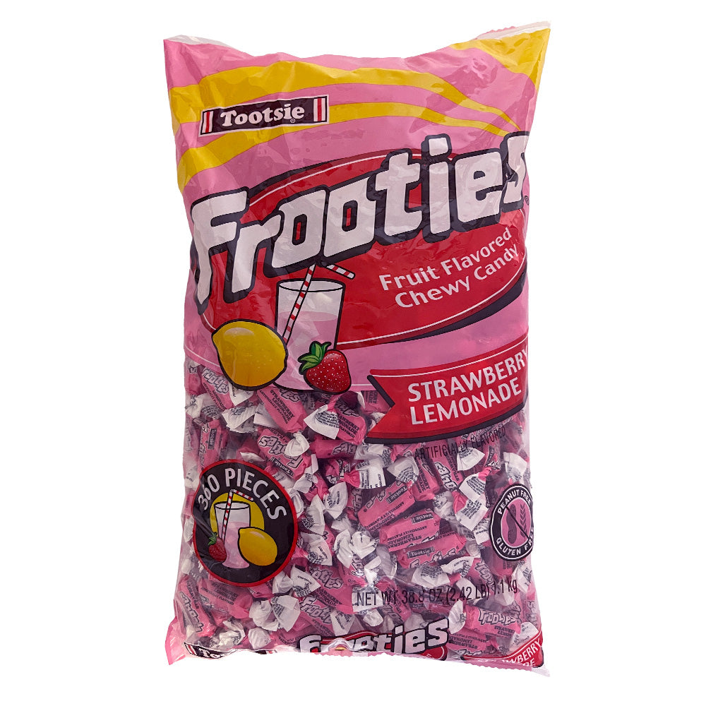Frooties Strawberry Lemonade Chewy Candy - 360 Count Bulk Bag | Sweet & Tangy Soft Candy for Parties, Snacks & On-the-Go Treats