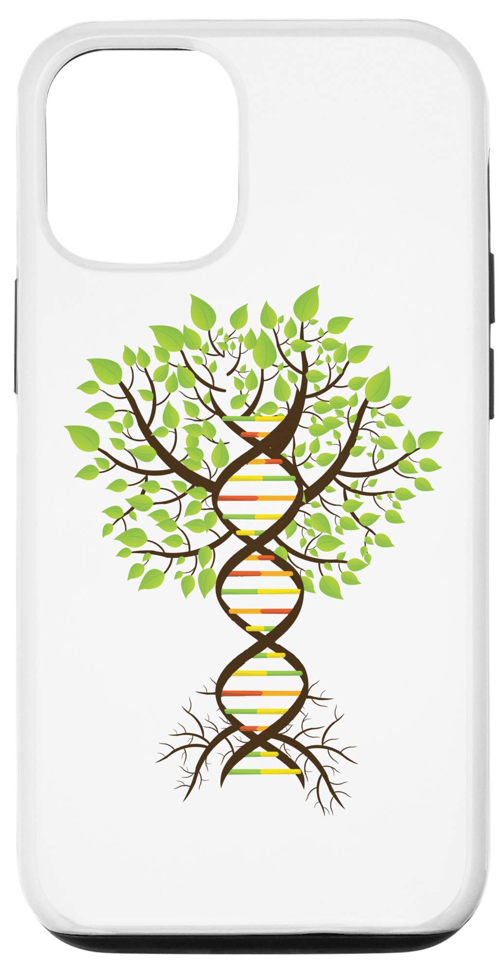 iPhone 12/12 Pro DNA Tree Design Case - Funny Plant Genealogy Phone Cover for Students & Science Lovers - Perfect Gift for Biology Enthusiasts & Tech Users (Great for School, Work & Everyday Use)