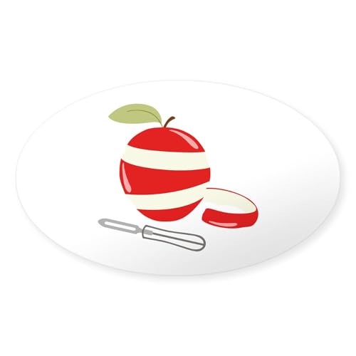 Clear - Sliced Apple Sticker