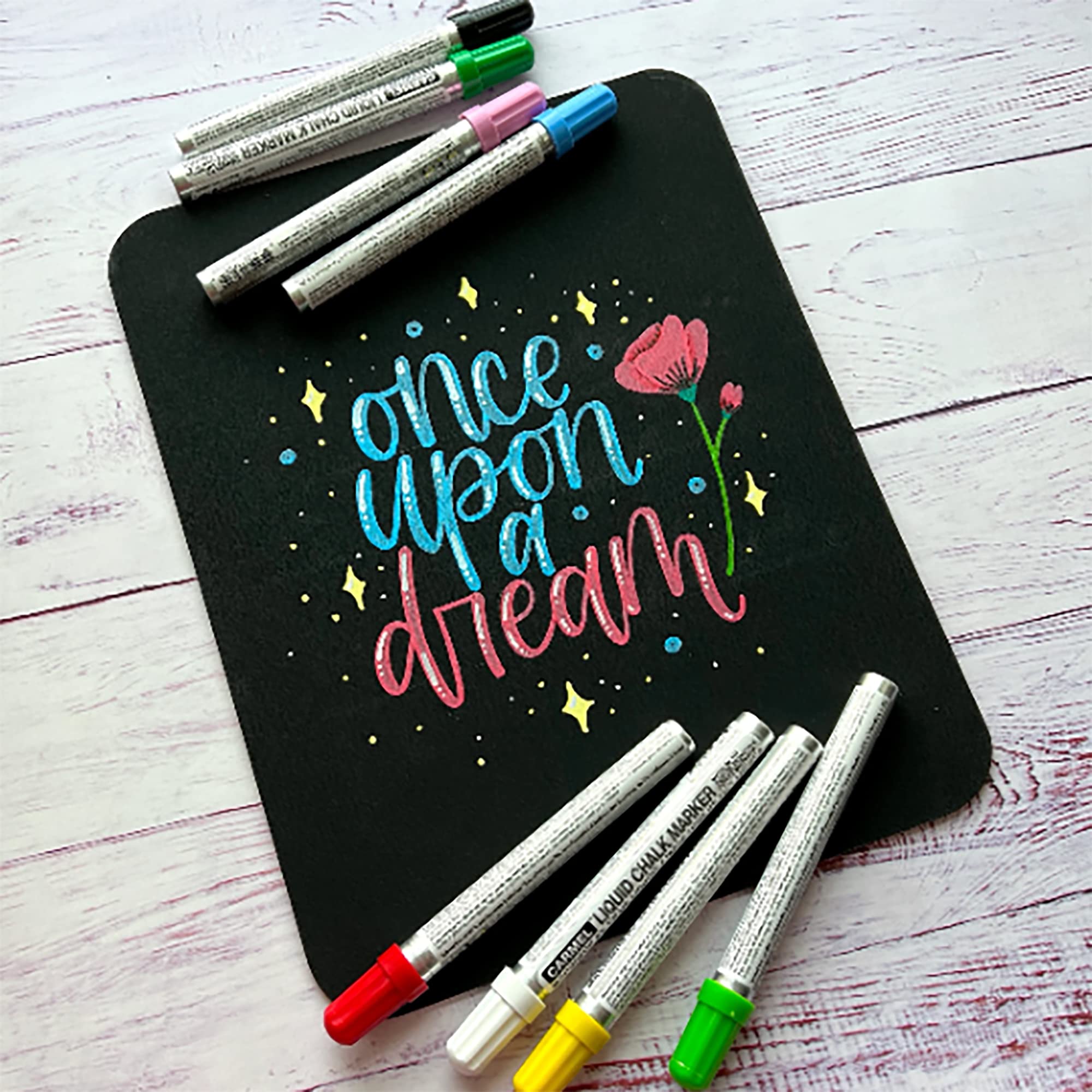 Carmel Liquid Chalk Marker - Medium Tip, Light Green - Non-Toxic, Water-Based Ink - Perfect for Restaurants, Cafes, Schools & DIY Chalkboard Signs