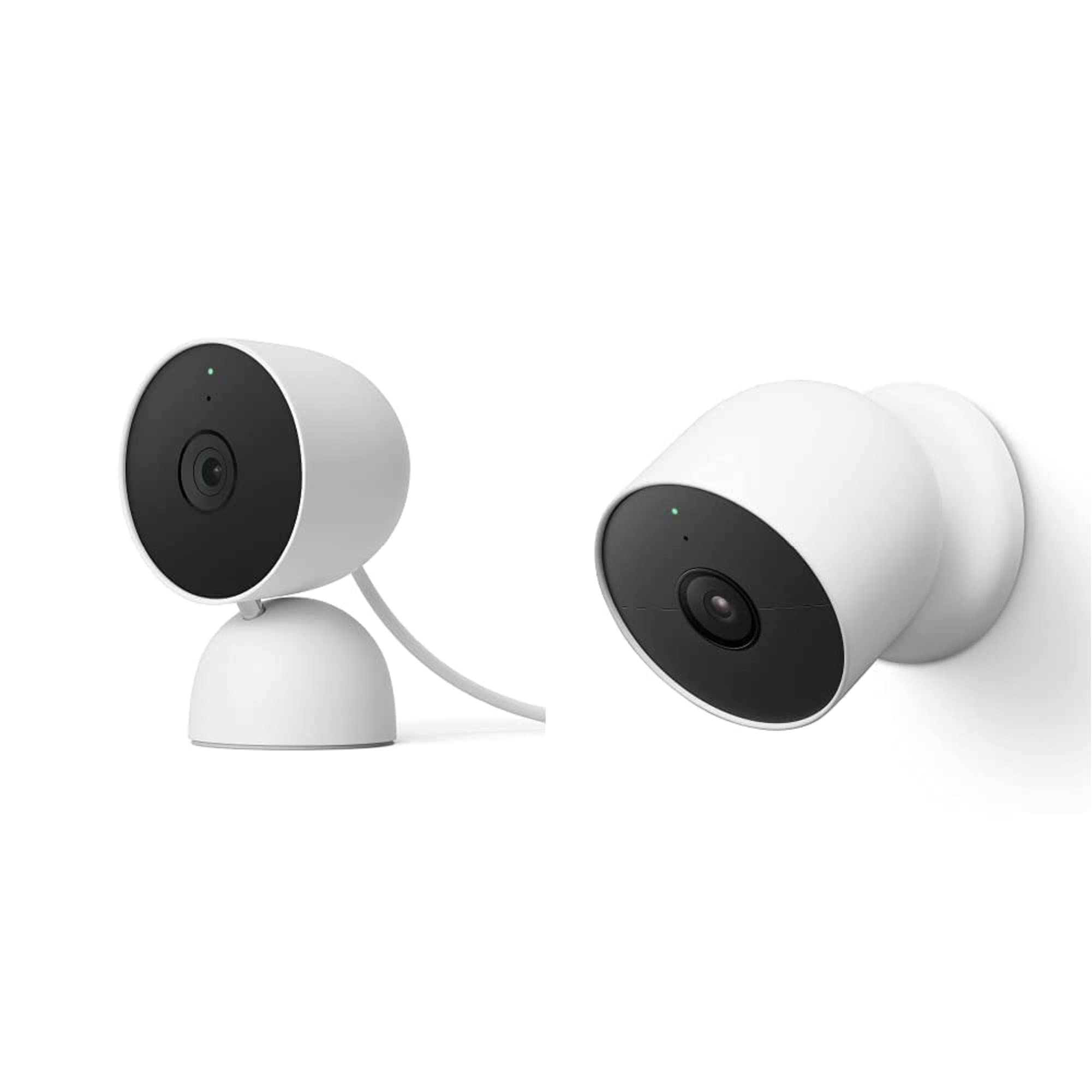 Google Nest Cam Outdoor/Indoor Battery Security Camera - Wireless Smart Home WiFi Surveillance System for Baby Monitoring, Pet Watching & Home Security