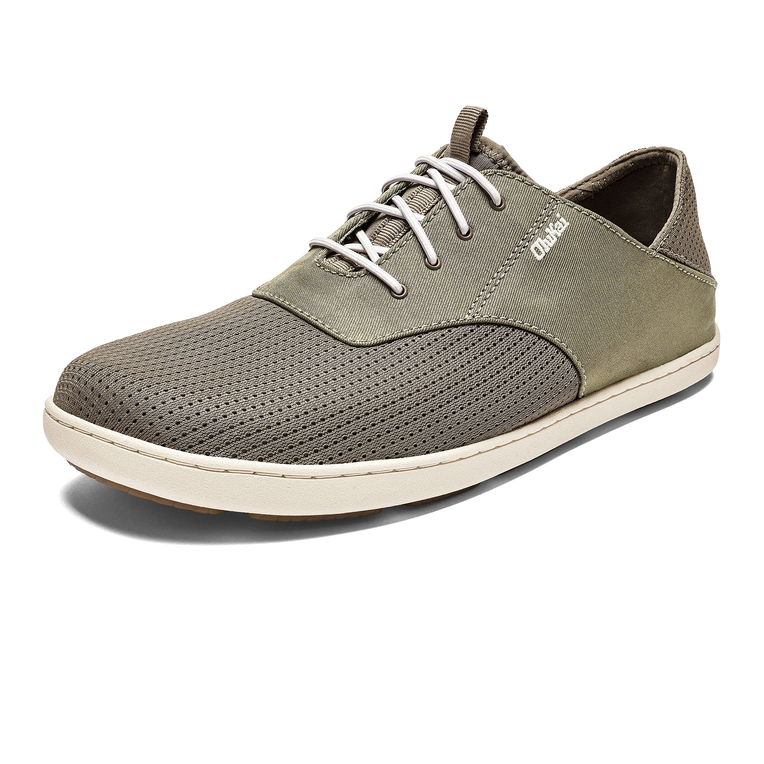 OLUKAI Nohea Moku Men's Sneakers - Comfortable All-Day Walking Shoes with No-Tie Laces, Breathable Mesh Upper & Durable All-Weather Rubber Soles - Perfect for Casual Wear, Travel & Outdoor Activities