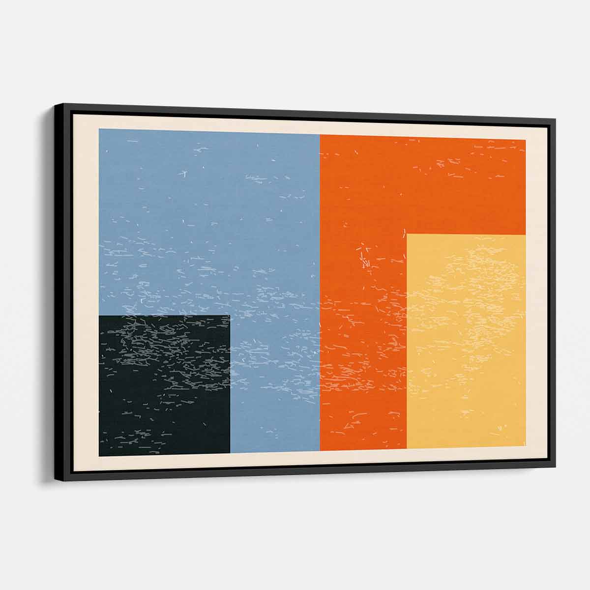 Orange Abstract Wall Art Canvas 9212 - Modern Hand Painted Home Decor for Living Room, Bedroom & Office - Perfect for Contemporary Interior Design