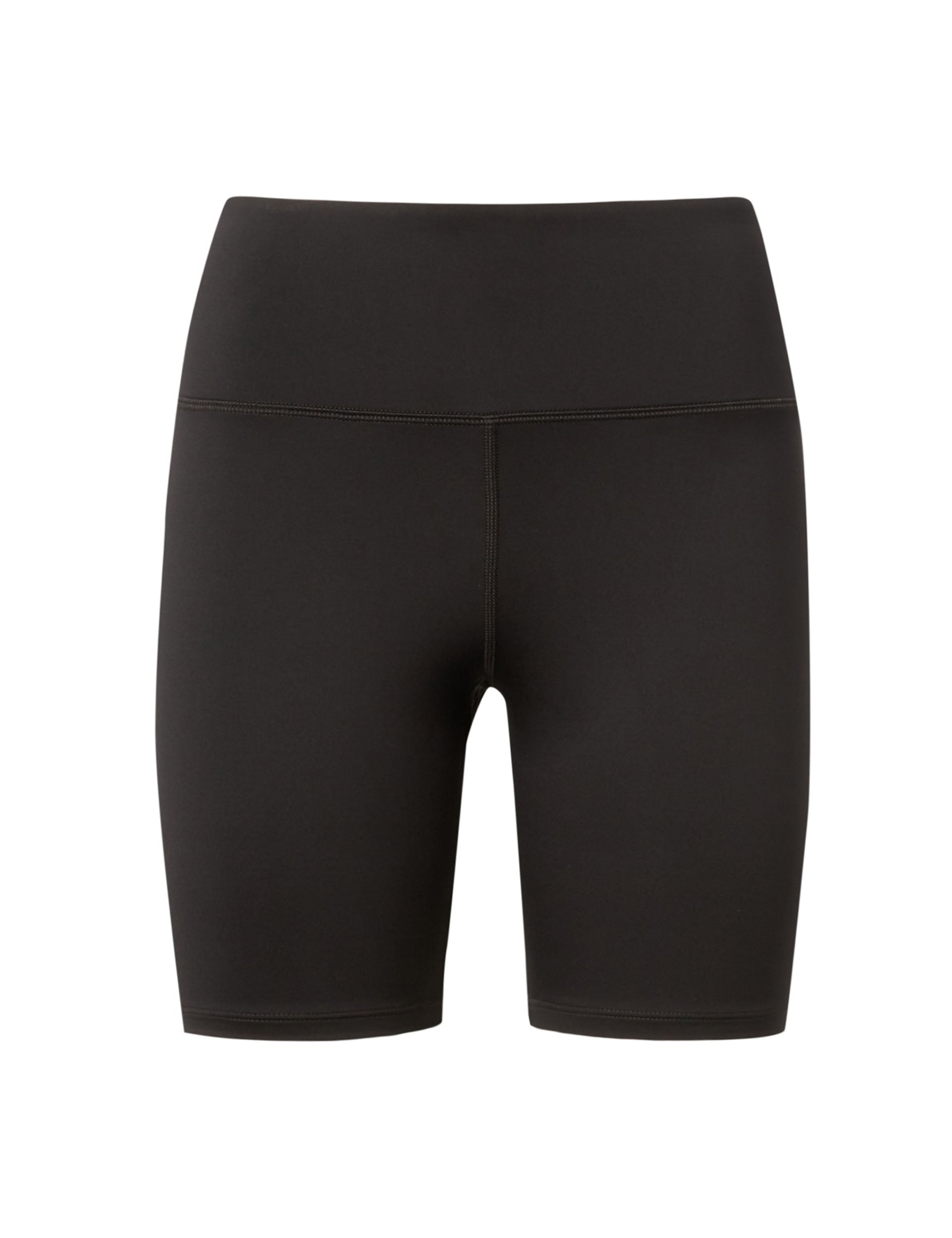 ID Train Bike Shorts for Women - High Waist Night Black Cycling Shorts for Workout, Running, Yoga & Gym - Comfortable & Breathable Activewear
