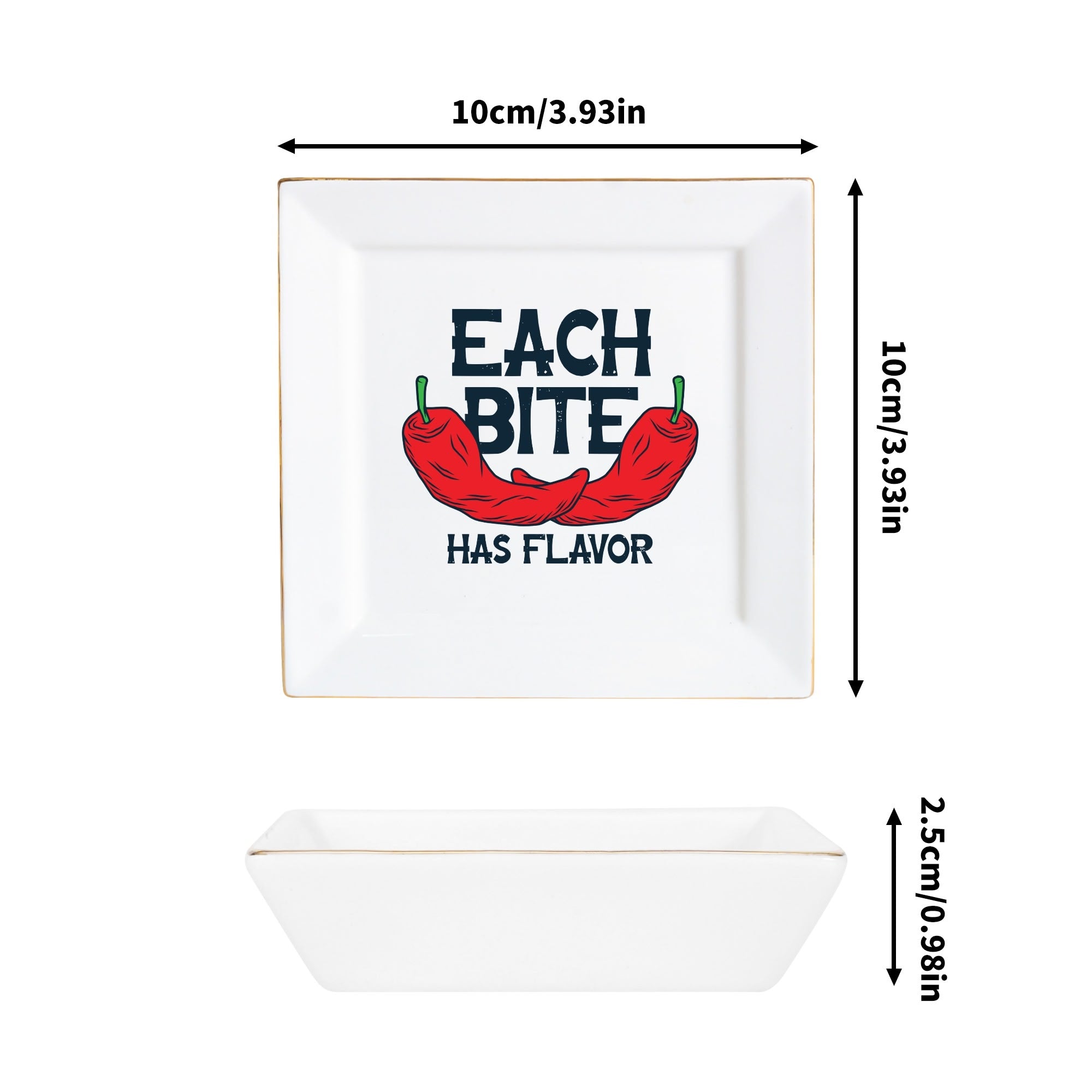 Premium Ceramic Square Appetizer Plates - Elegant Small Dishes for Cheese, Desserts & Hors d'Oeuvres - Perfect for Dinner Parties, Weddings & Entertaining