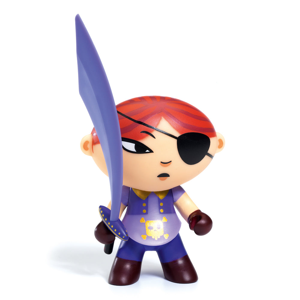 Djeco Arty Toys Pirate Mary Scarlett - Creative Art Toy for Kids, Perfect for Pretend Play & Pirate-Themed Birthday Parties