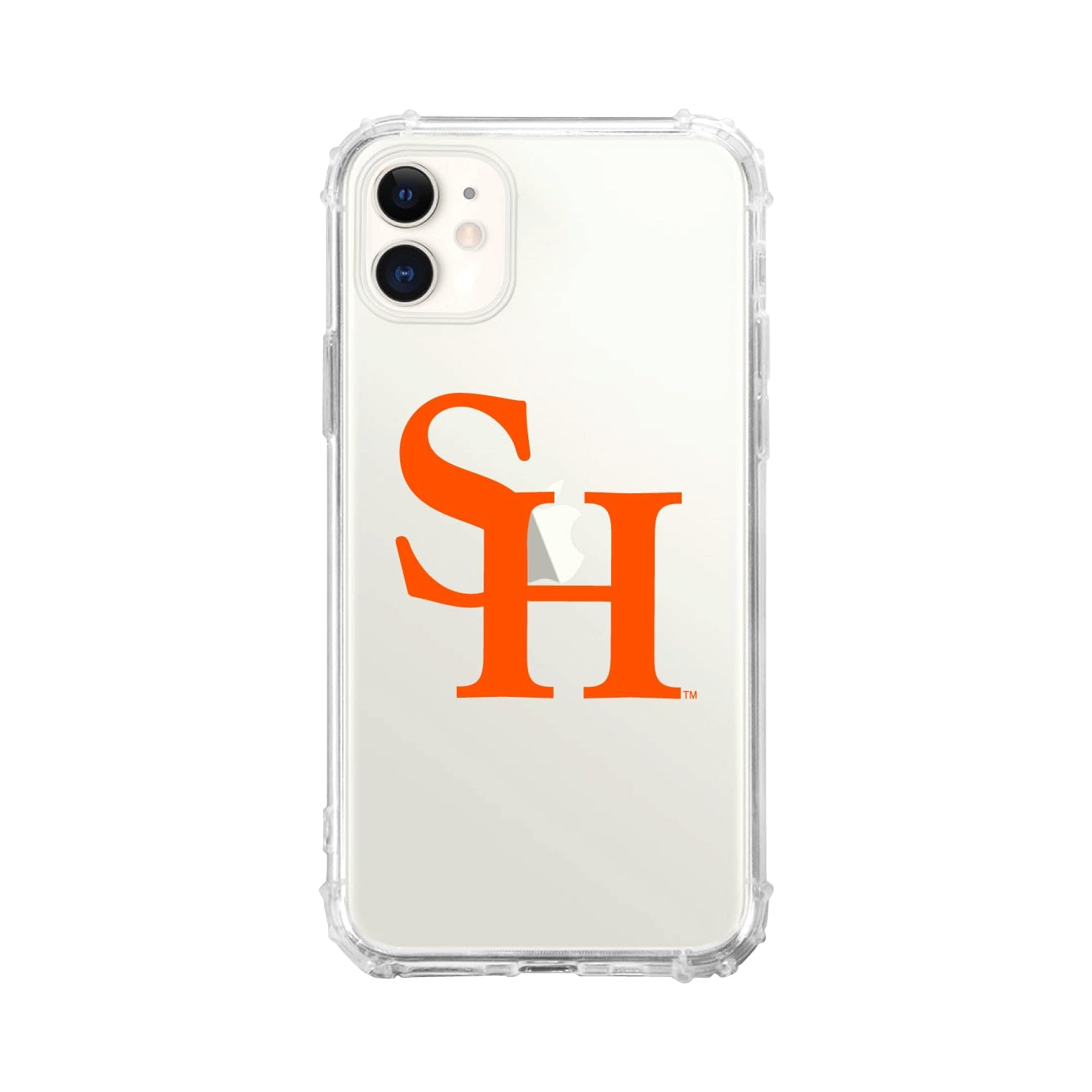 OTM Essentials Durable Phone Case for iPhone 13 - Shockproof Tough Edge Protection - Sam Houston State University Themed - Classic White Design - Perfect for College Students & Alumni
