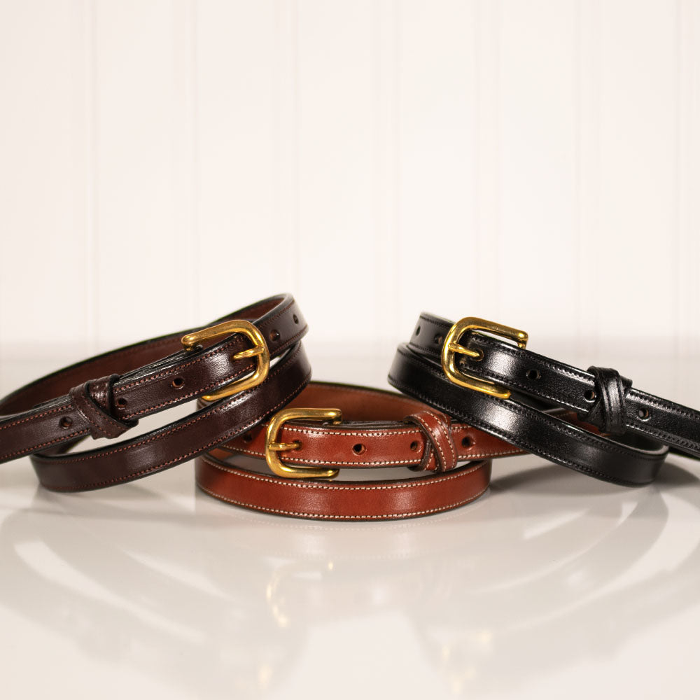 Dixie Belt 0.75 Inch - Premium Genuine Leather Belt for Men & Women - Classic Western Style Fashion Accessory for Jeans, Pants & Casual Wear
