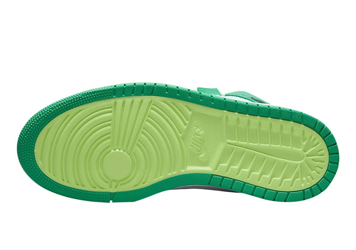 Nike Men's Zoom CMFT 1 High-Top Basketball Shoes in Stadium Green/Black-White (CT0978-300) - Size 10.5 US - Perfect for Court Performance & Streetwear Fashion