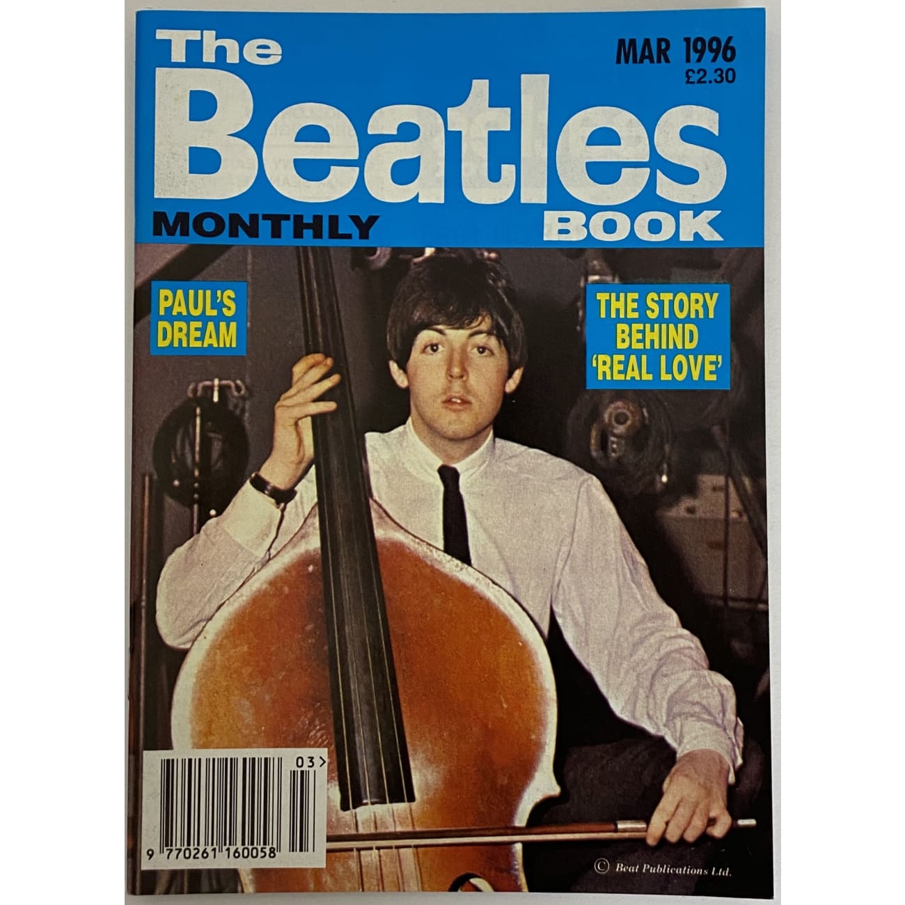 Original Beatles Book Monthly Magazines 1996 Issues - 3rd Era Collectibles - Sold Individually - Perfect for Music Memorabilia Collectors & Beatles Fans