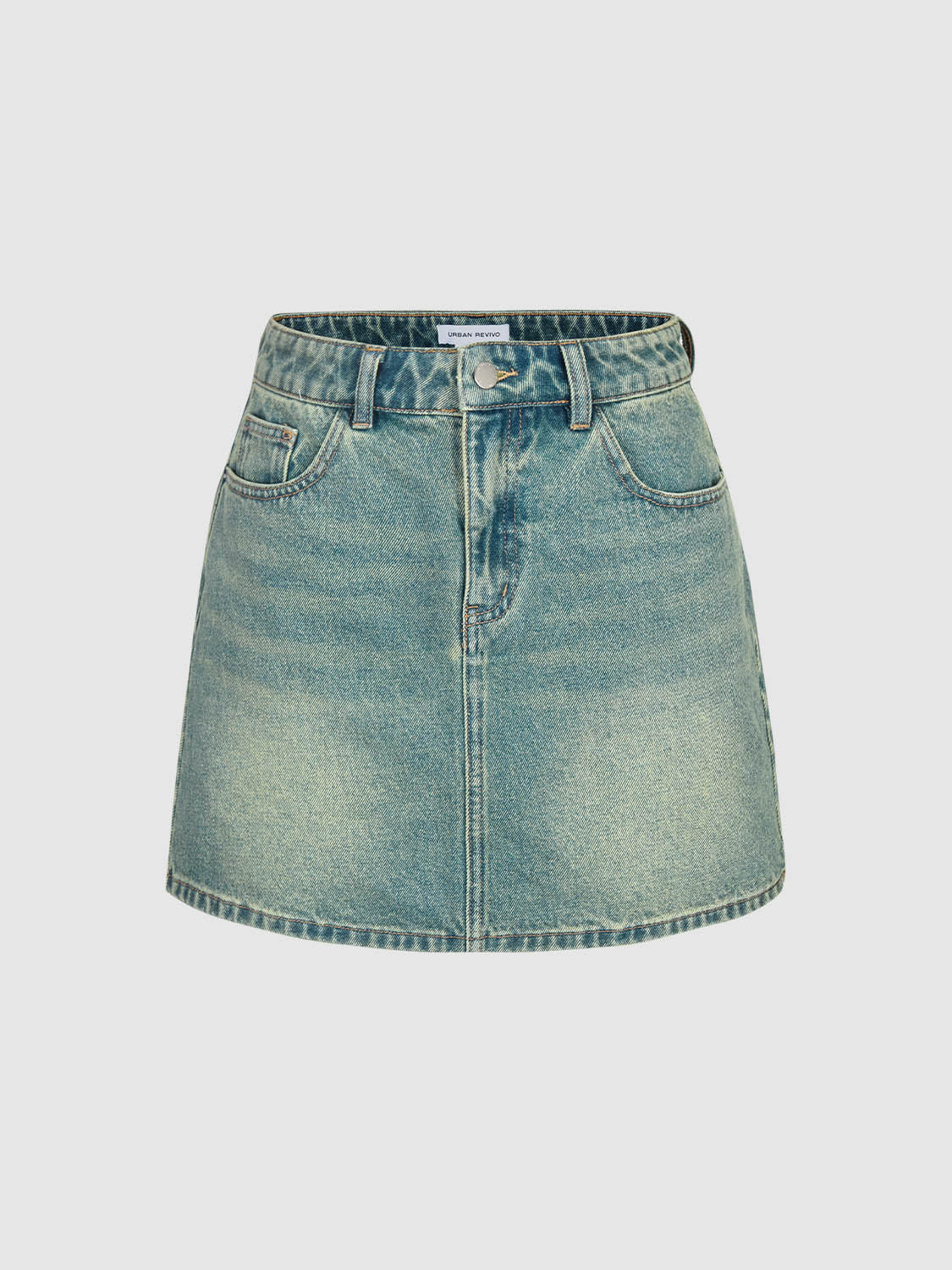Stylish Denim Mini Skirts for Women - High Waisted Stretch Denim Short Skirts - Perfect for Casual Outfits, Summer Fashion & Night Out Looks