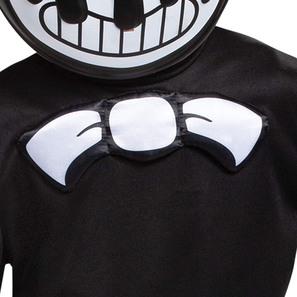 Bendy Costume for Kids - Bendy and The Ink Machine Video Game Character Jumpsuit | Halloween Cosplay, Birthday Party, Comic-Con Costume