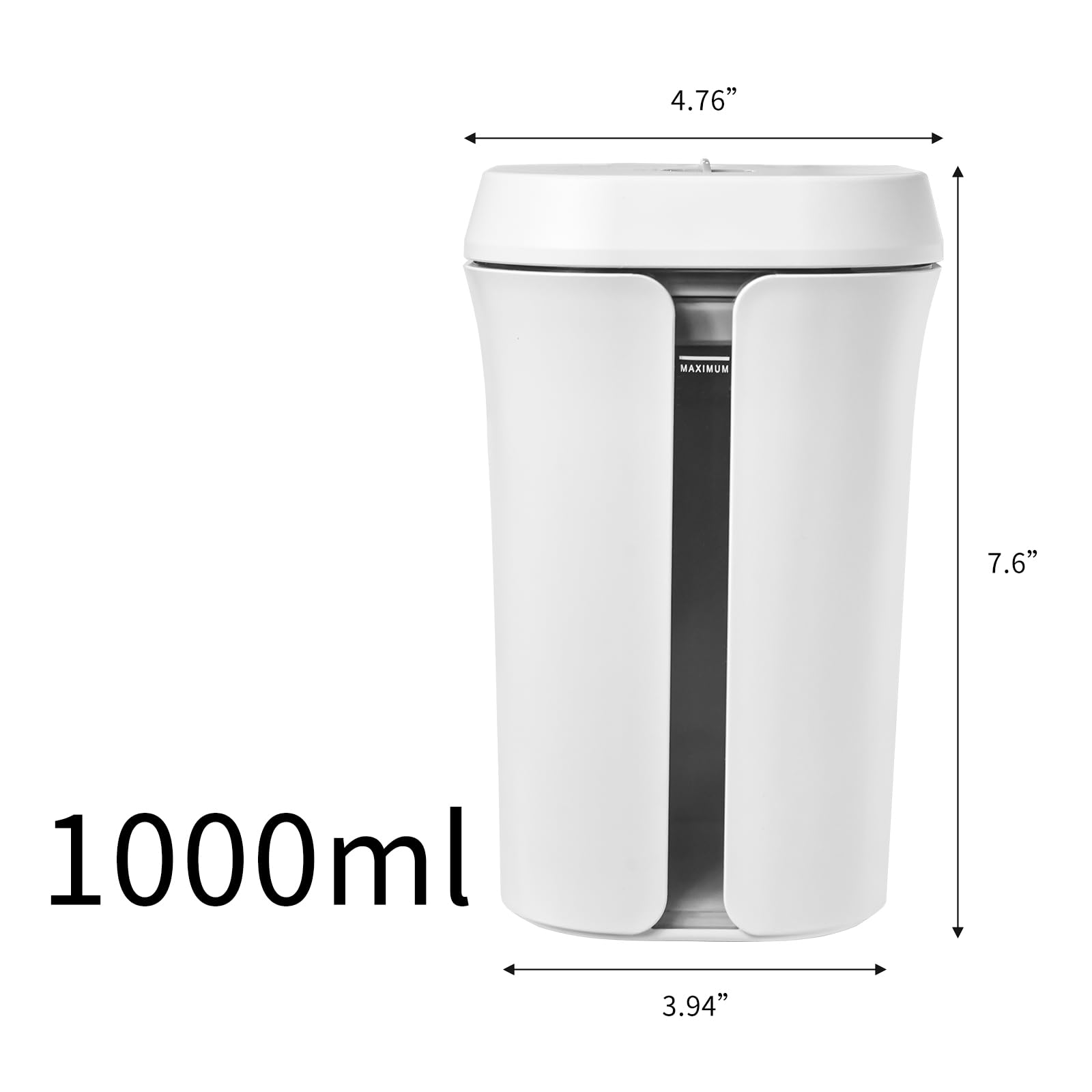 Automatic Vacuum Coffee Canister & Food Storage Container - 1L Capacity, One-Touch Button Operation for Coffee Beans & Dry Foods, Smart Vacuum Seal Technology to Preserve Freshness | Ideal for Kitchen, Pantry & Coffee Station Organization