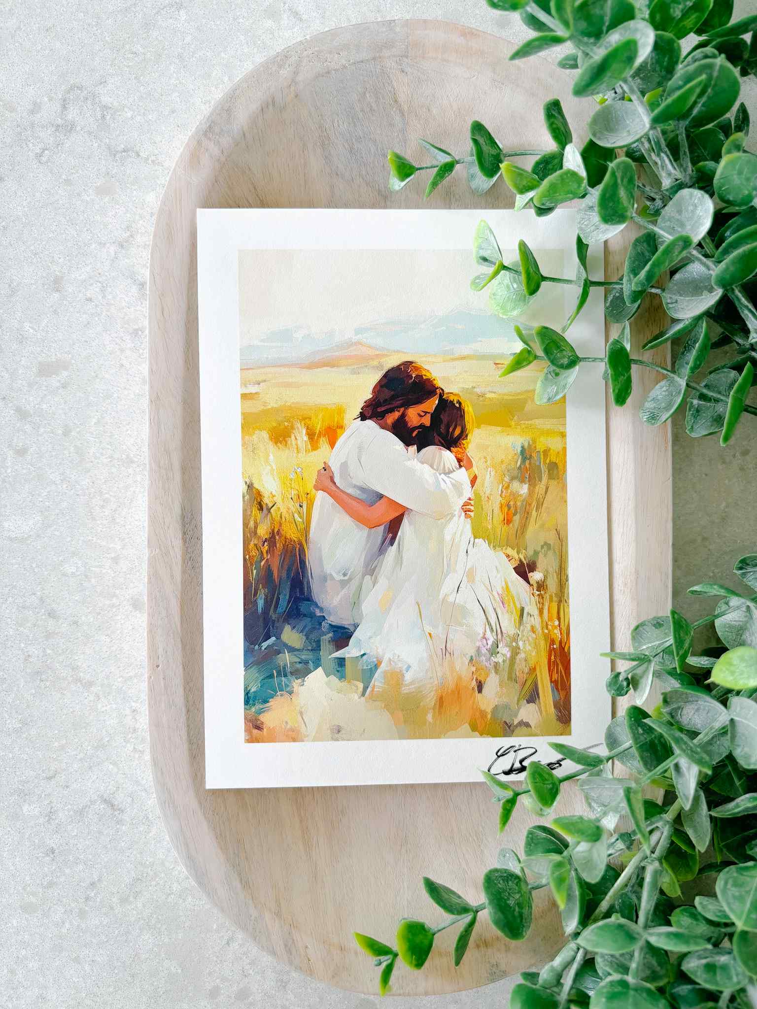Healer of My Heart Wall Art Print - Inspirational Home Decor for Living Room, Bedroom & Office