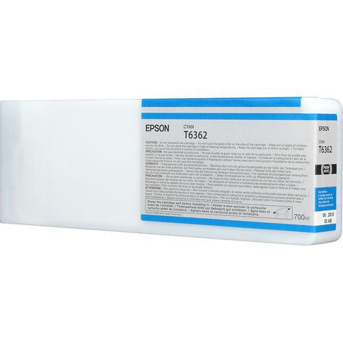 Epson T636200 Ultrachrome HDR Ink 700ml Cyan - Compatible with Epson SureColor P7000/P9000 Printers | High-Quality Photo & Fine Art Printing for Professional Photographers & Artists