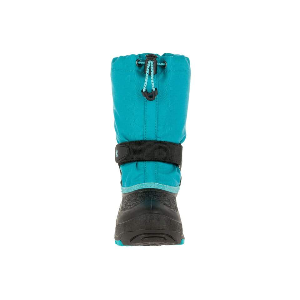 Kamik Teal Waterbug Boots - Waterproof Winter Snow Boots for Women & Kids - Warm Slip-Resistant Outdoor Hiking Shoes for Rain, Snow & Cold Weather