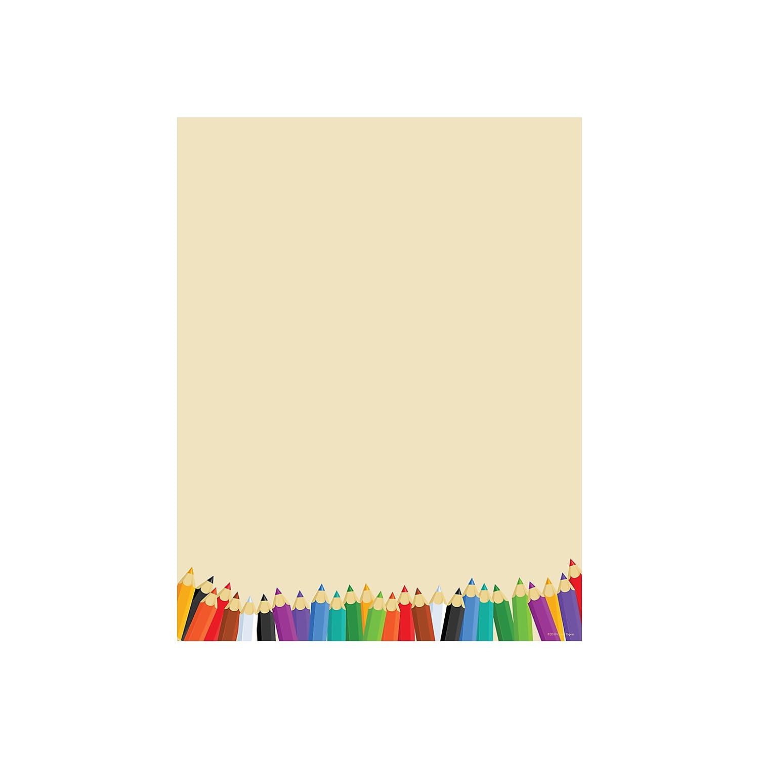 Cosco Back To School Letterhead Paper - Premium Quality 8.5 x 11 Letter Size Paper for School Projects, Office Work & Home Printing | Perfect for Homework Assignments, Teacher Letters & Student Reports