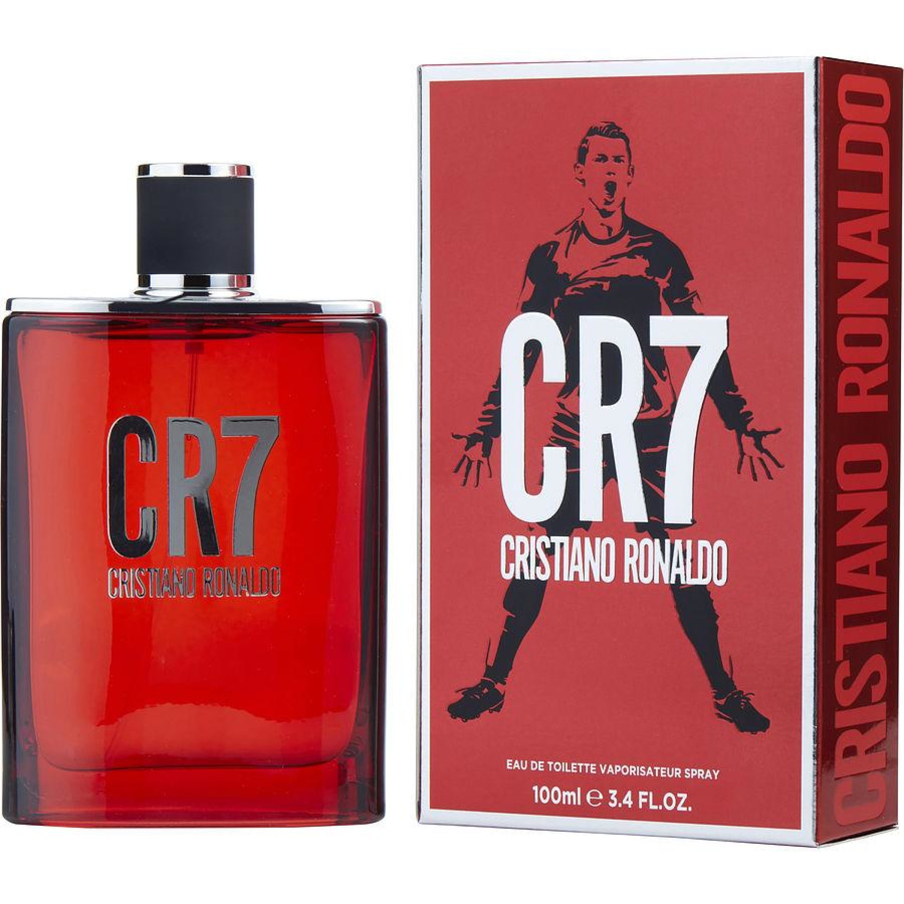Cristiano Ronaldo CR7 100ML Eau de Toilette Spray for Men - Fresh Scent Cologne for Day & Night Wear, Work & Special Occasions