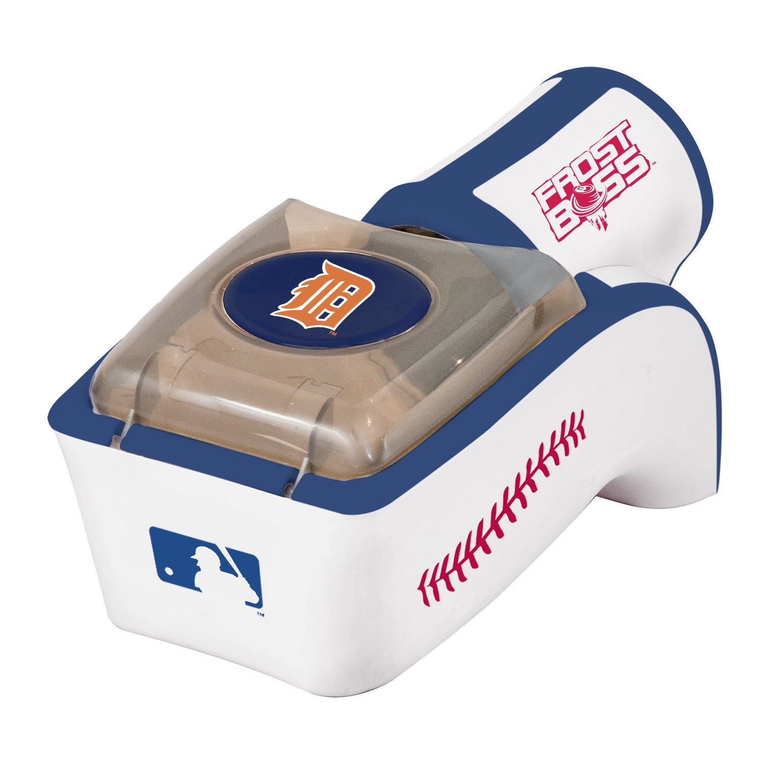 MLB Detroit Tigers Frost Boss Insulated Can Cooler - Keep Drinks Cold for Baseball Games, Tailgating & Outdoor Parties
