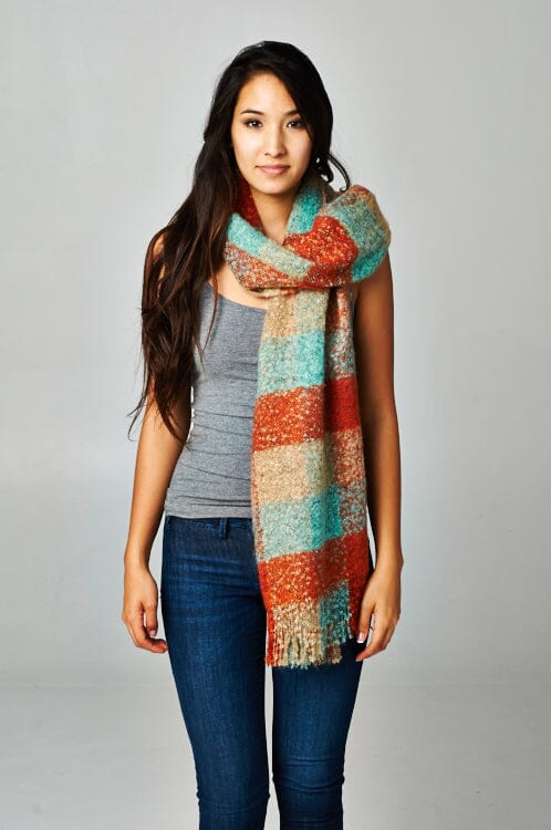Stylish Cheryl Plaid Scarf - Soft Winter Fashion Accessory for Women | Perfect for Cold Weather, Outdoor Activities & Holiday Outfits