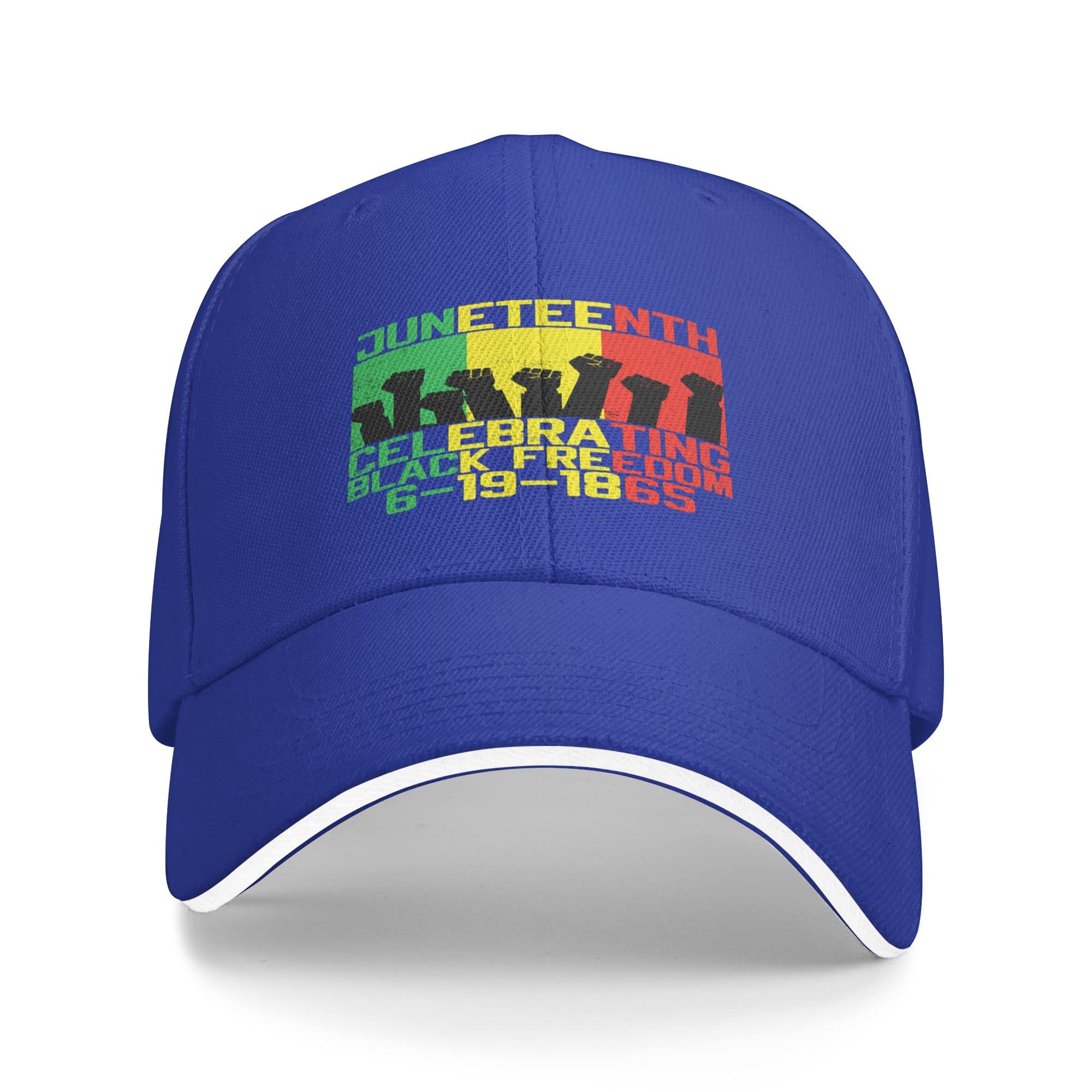 Juneteenth 1865 Black Freedom Celebration Hat - Unisex Adjustable Baseball Cap for Men & Women - Perfect for Juneteenth Events, Parades, and Daily Wear