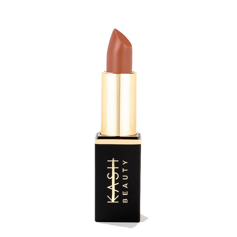 Kash Beauty Eternal Treasure Satin Lipstick - True Nude Long Lasting Moisturizing Lip Color for Everyday Wear & Special Occasions