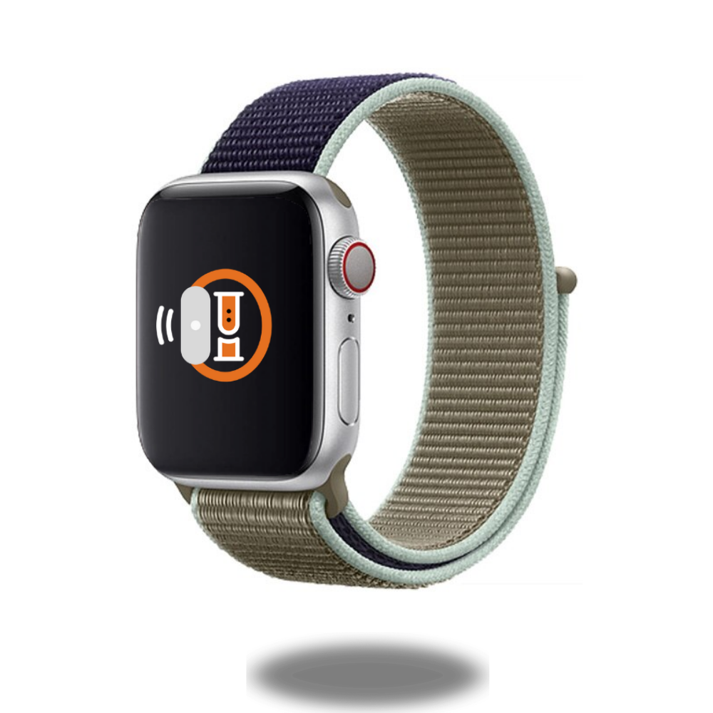 Premium Sport Loop Bands - Two-Tone Color Adjustable Fitness Tracker Bands for Apple Watch & Smartwatches | Gym, Running, Workout & Everyday Wear
