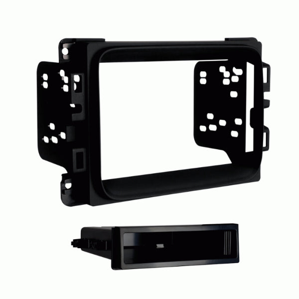 Metra 99-6518B DIN & Double DIN Radio Dash Kit for 2013-2024 Chrysler Jeep Ram - Car Stereo Installation Upgrade for Seamless Audio Experience