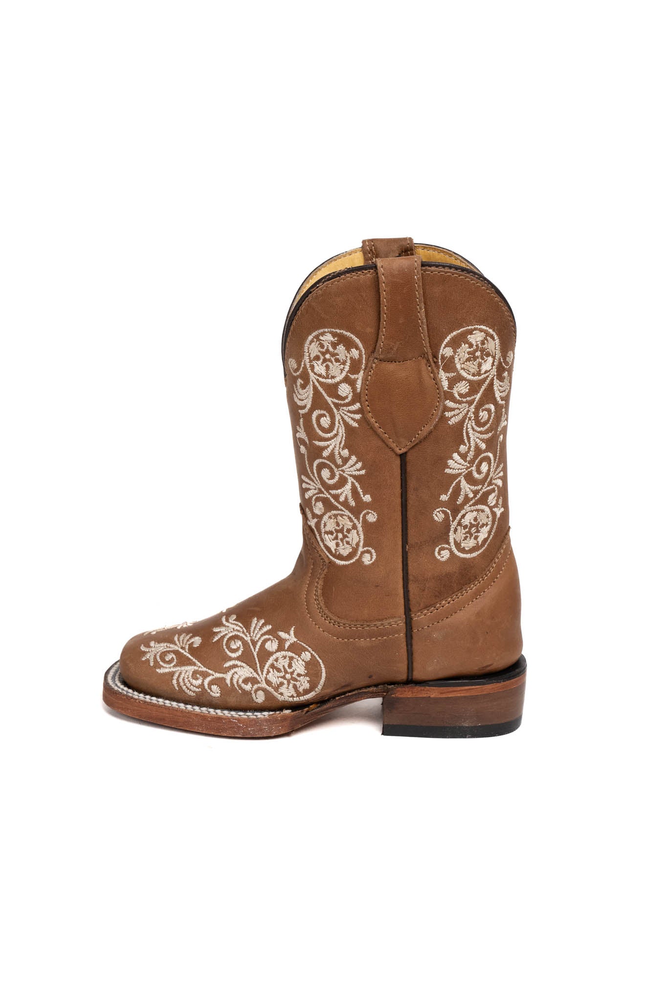 Little Verano Women's Cowgirl Boots - Square Toe Western Ankle Boots for Country Dancing, Rodeo & Casual Wear