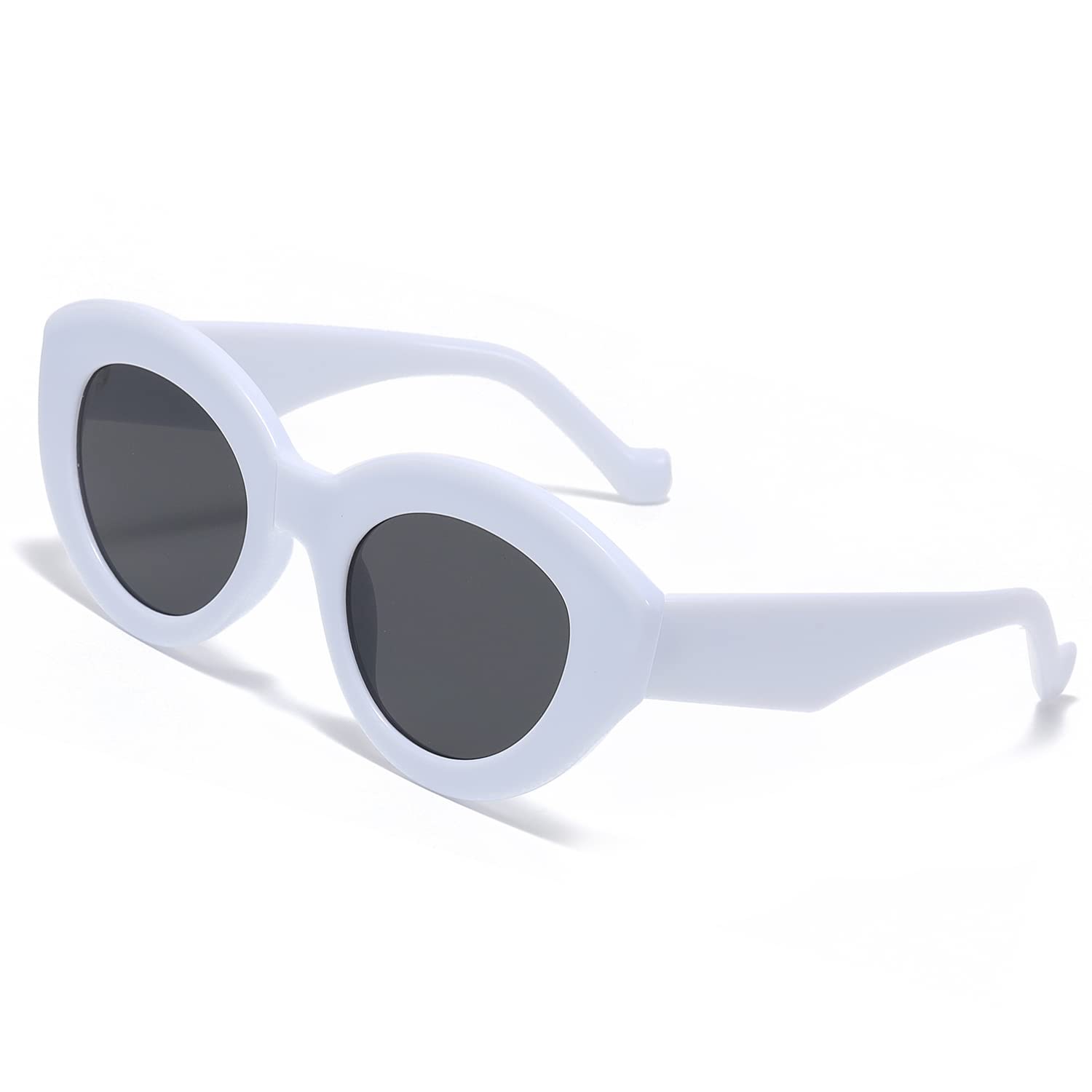 EYLRIM Fashion Inflatable Cat Eye Sunglasses for Women - Cute Funny Sexy Lip Designer Bubble Sun Glasses for Beach, Pool Party & Summer Vacation Accessories