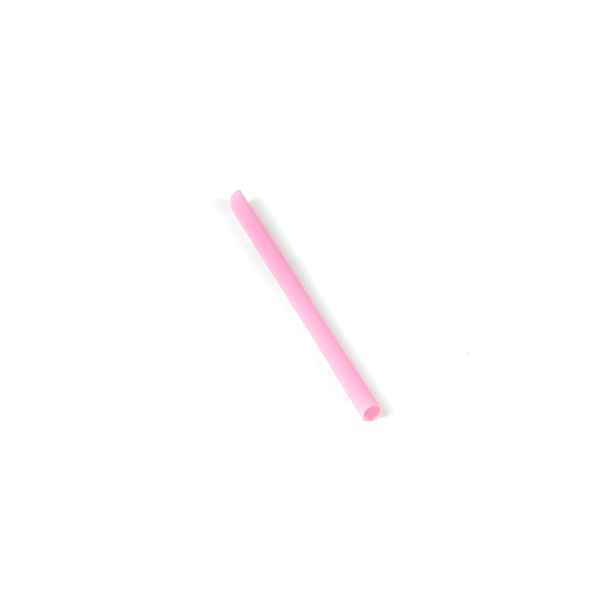 Eco-Friendly Extra Wide Pink PLA Plastic Boba Straws - Compostable, Pointed Tip, 9mm (1000 Count Bulk Box) | Perfect for Bubble Tea, Smoothies & Cold Drinks