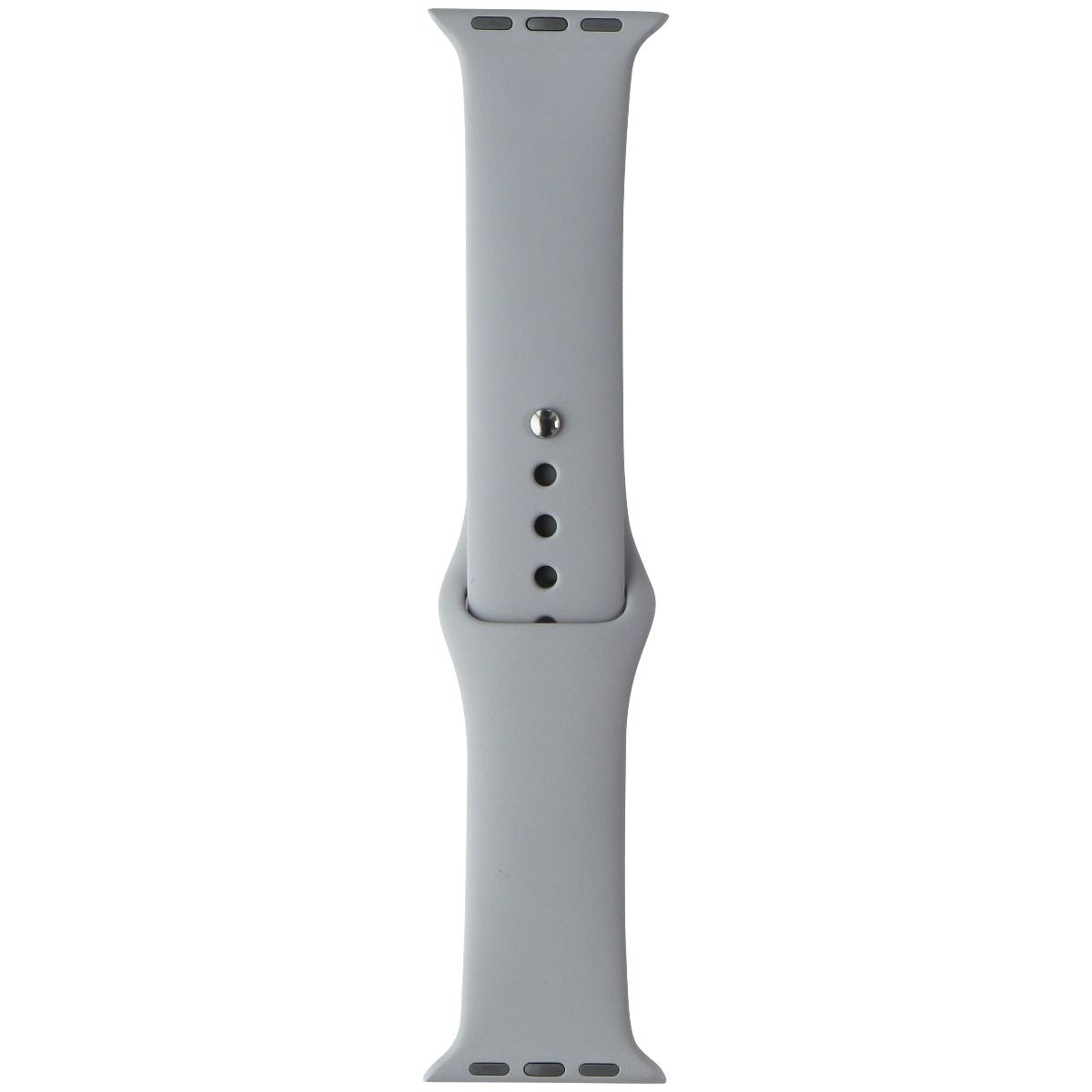 Apple Watch 38mm/40mm/41mm Sport Band - Fog Gray (M/L Size) | Soft Silicone Replacement Strap for Workouts, Running & Daily Wear
