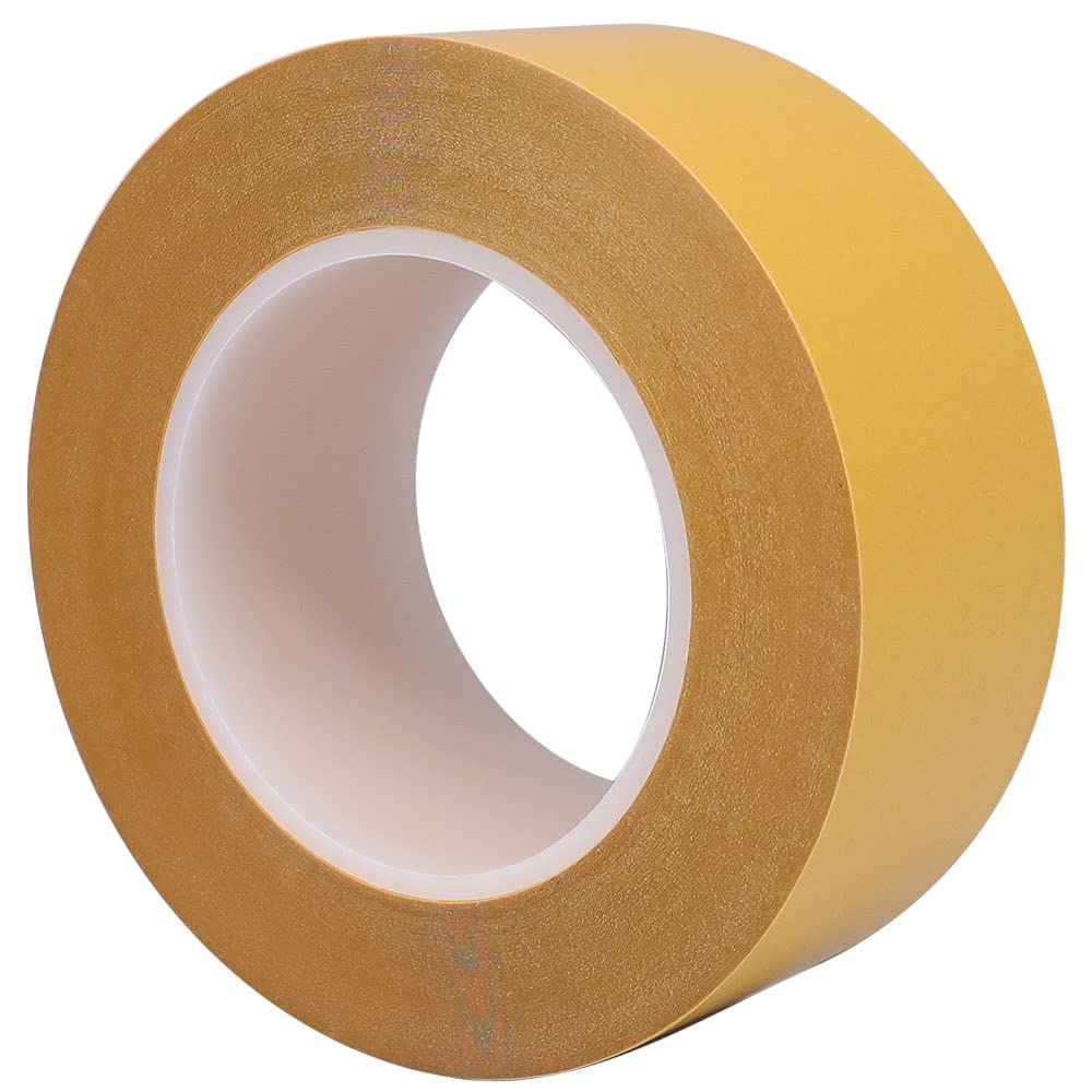 1.97 in x 164 ft Double-Sided Tape - Super Clear Thin Strong Adhesive Tape for PVC, Banners, Walls, Crafts & Scrapbooking | Perfect for Home Decor, DIY Projects & Office Use