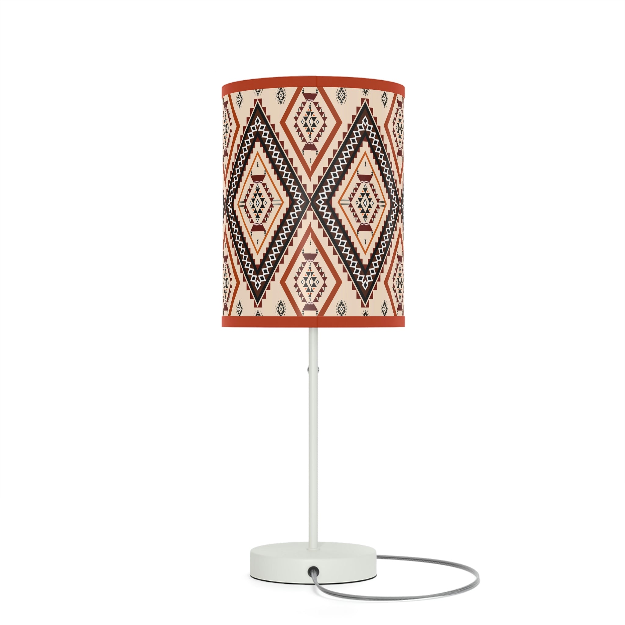 Southwestern Style Table Lamp for Bedroom & Living Room - Adjustable Reading Light with US/CA Plug - Perfect for Nightstands, Sofa Side Tables and Home Office Desks