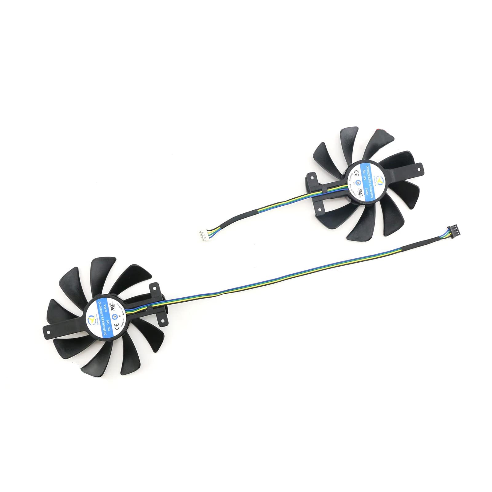 Replacement CF9015H12S Cooling Fan for INNO3D RTX 2080Ti 2080 2070 SUPER Twin X2 - Graphics Card Fan Repair Part (Left Side) - Perfect for PC Gaming & Video Editing Workstations